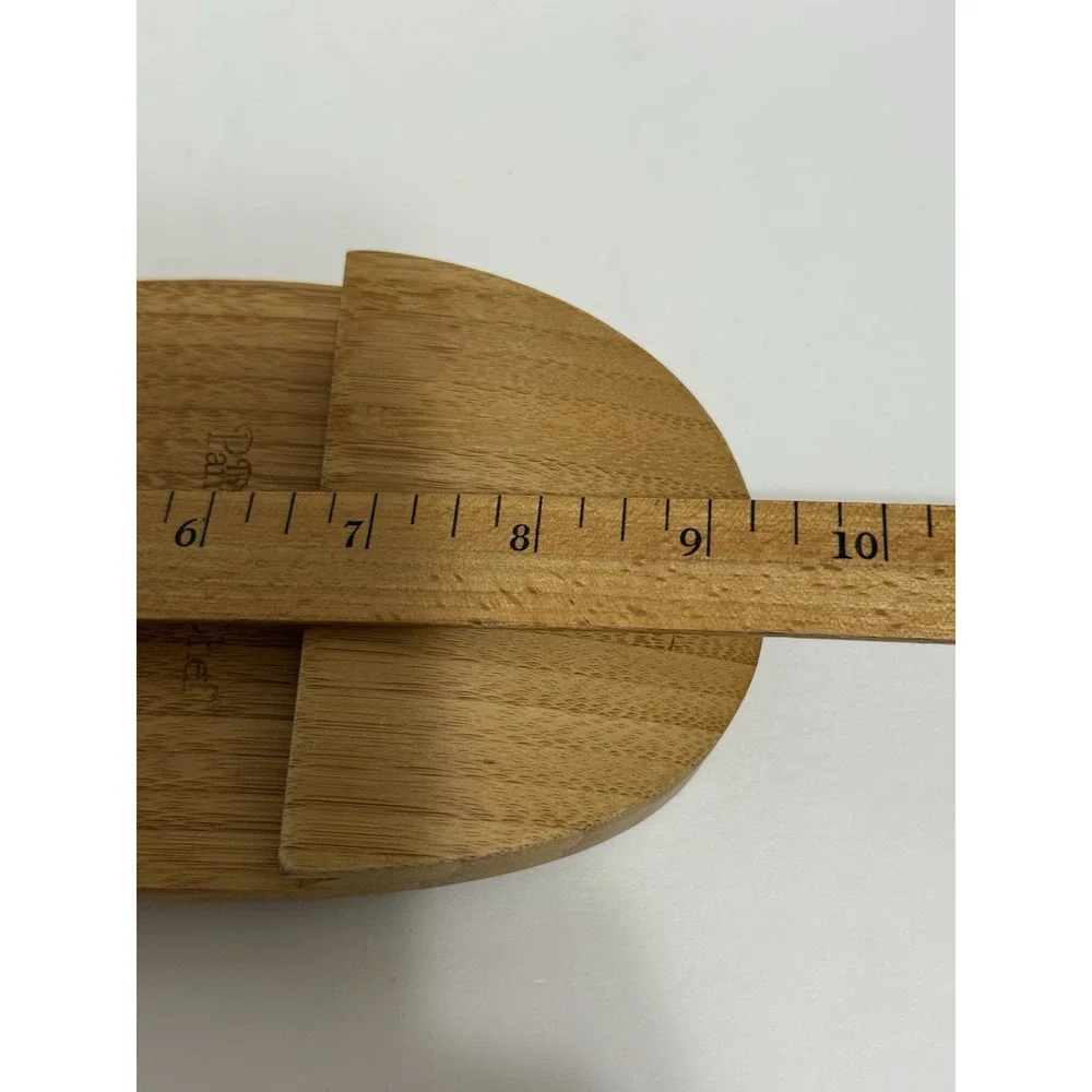 The Pampered Chef Bamboo Salad Tongs Serving Claws Tossing Bamboo Wood